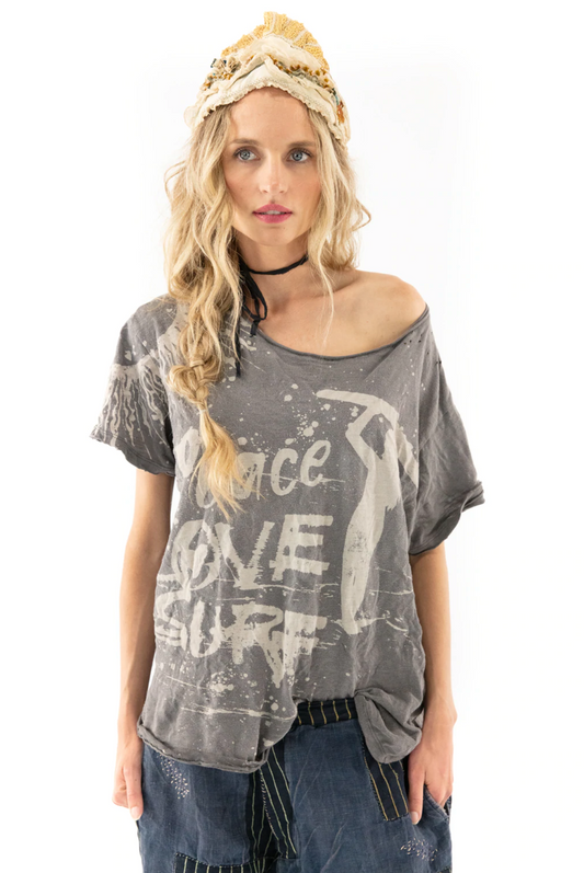 Magnolia Pearl 1160 Peace Love Surf T-Shirt