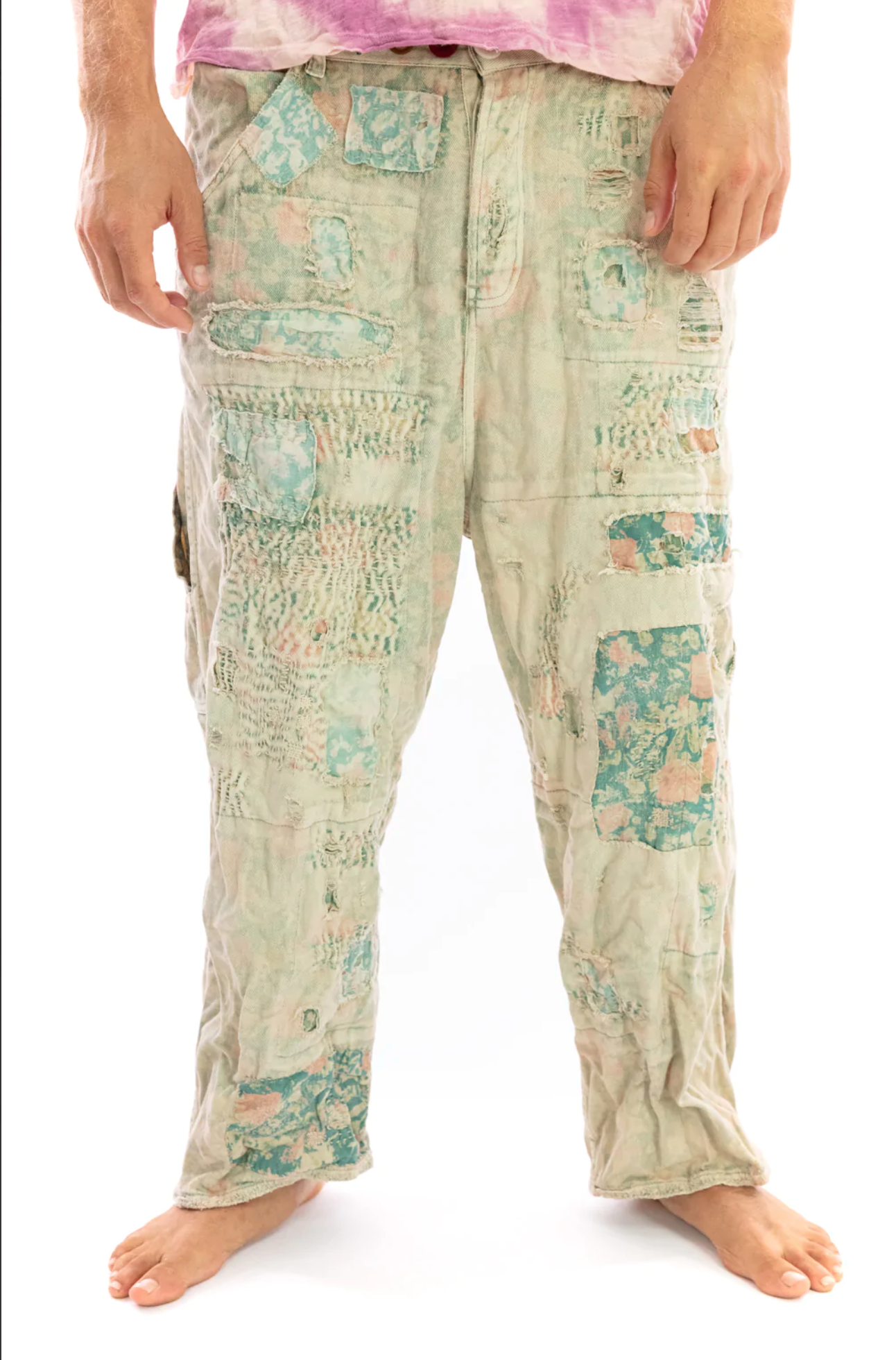 Nepal Pants / Trousers with Real Patches | Terrapin Trading