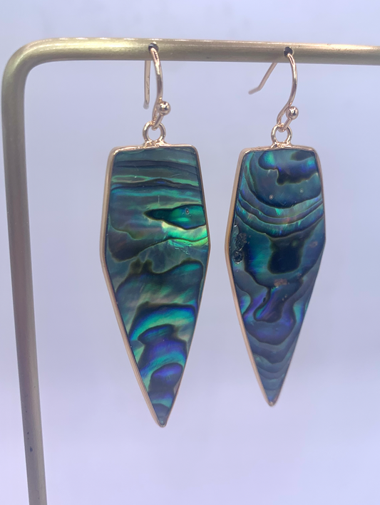 Abalone Drop Earrings