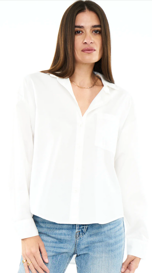 Sloane Long Sleeve Oversized Button Down Shirt