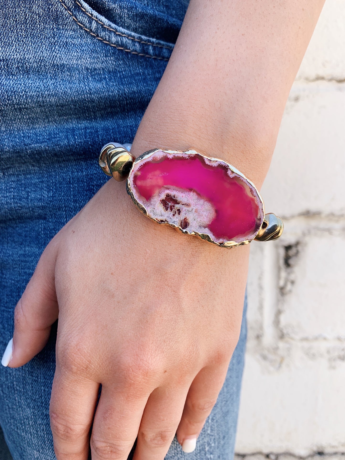 Connector Bracelet // Agate