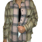 Pink and Taupe Flannel with Stars