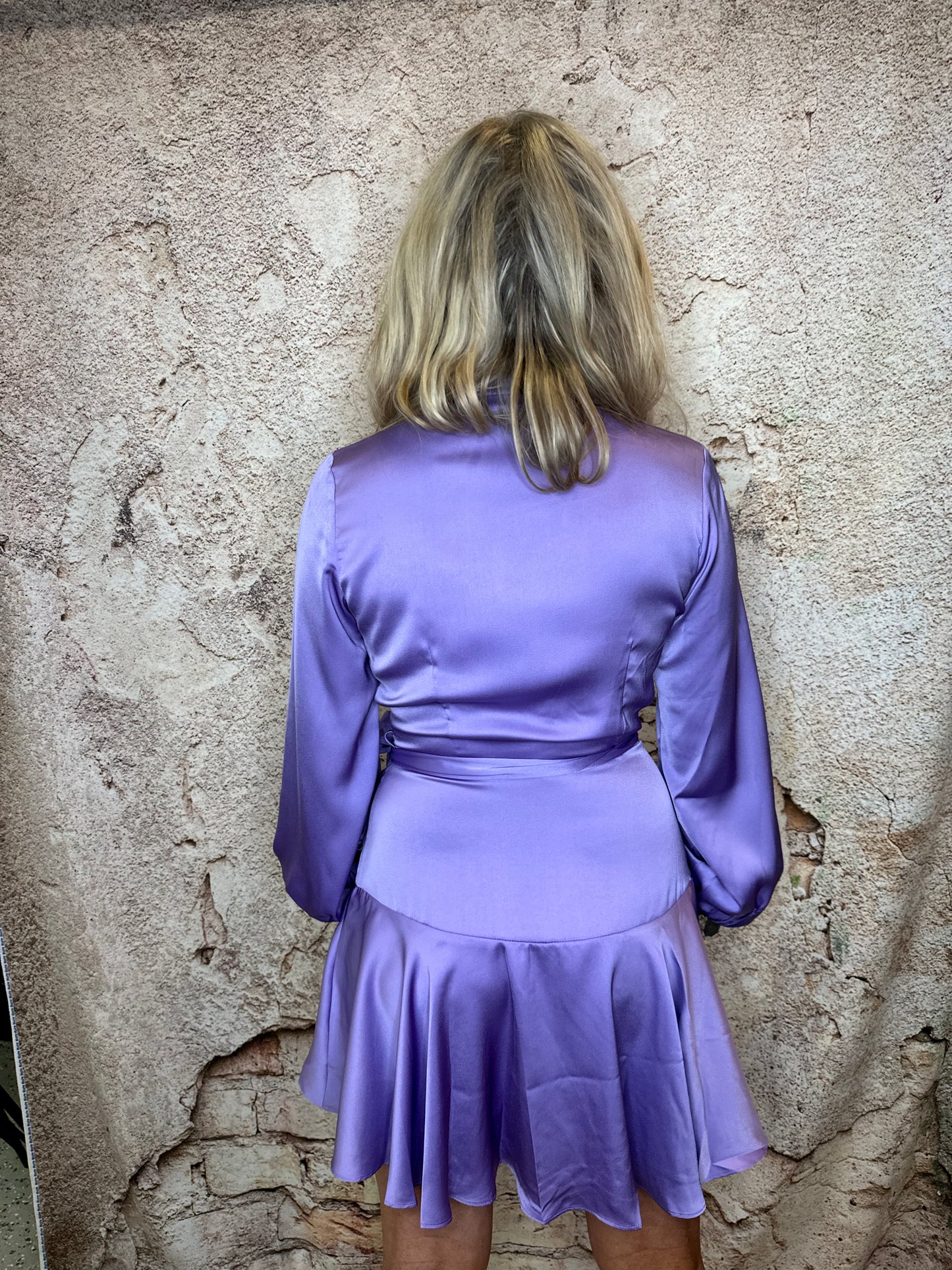 Purple Wrap Dress