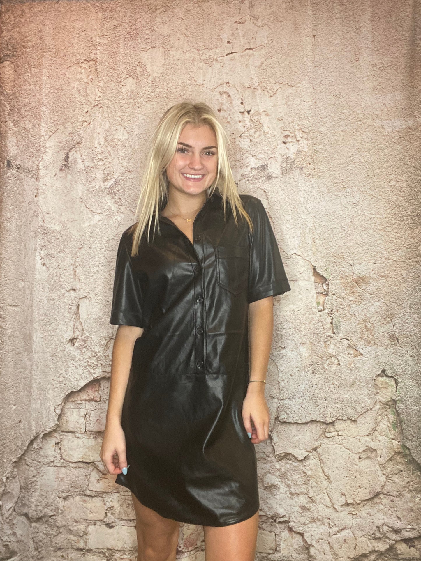 Vegan Shirt Dress