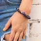 Deep Purple Crystal Bracelet // Large