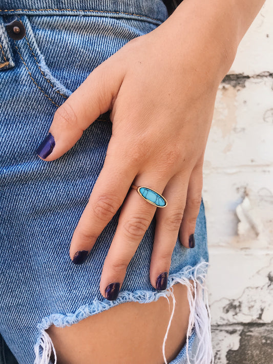 Dainty Rings // Turquoise